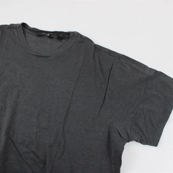 Kenneth Roberts Men's Gray Solid Crew Neck Short Sleeve T-Shirt Size XL