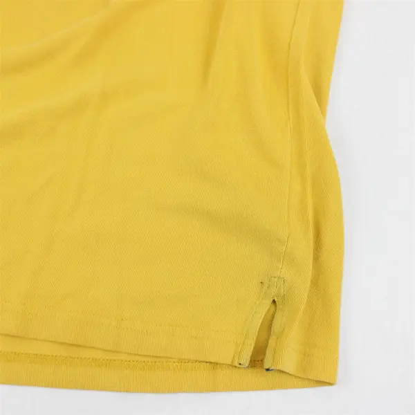 American Outpost Yellow Blue Stripes Sleeves Cotton XL Vintage T Shirt