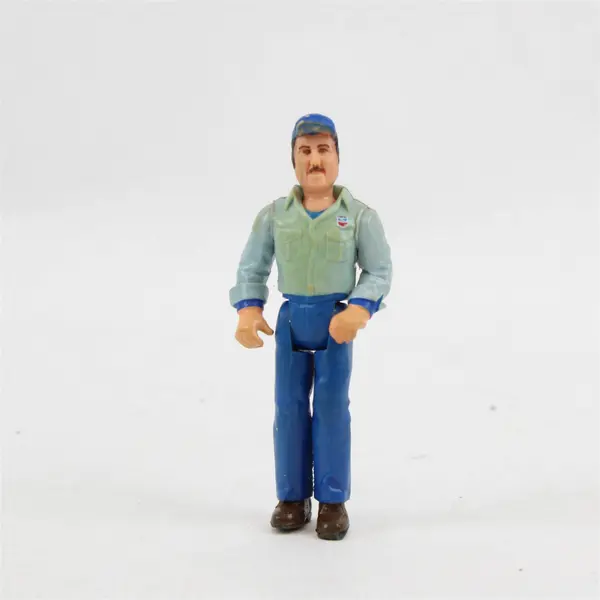 Vintage 1978 Tonka Chevron Gas Station Attendant 4in Action Figure Toy