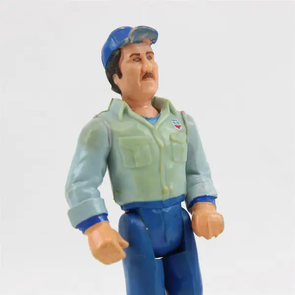 Vintage 1978 Tonka Chevron Gas Station Attendant 4in Action Figure Toy