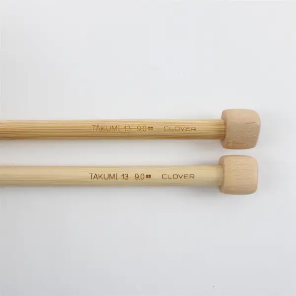 Clover MFG. Co., LTD 9mm Bamboo Takumi Knitting Needles