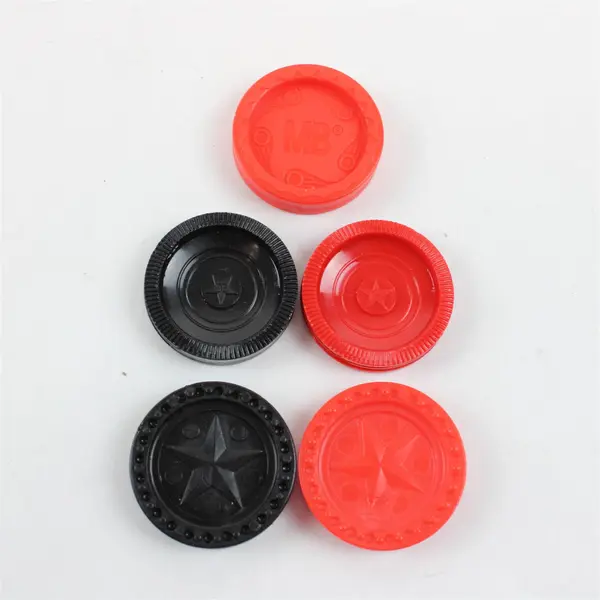 MB Connect Four Replacement Game Pieces Lot of 59 Red Black Plastic
