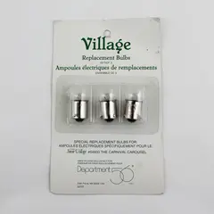 Pack of 3 Dept. 56 Special Replacement Bulbs for Carnival Carousel, #52707  New 