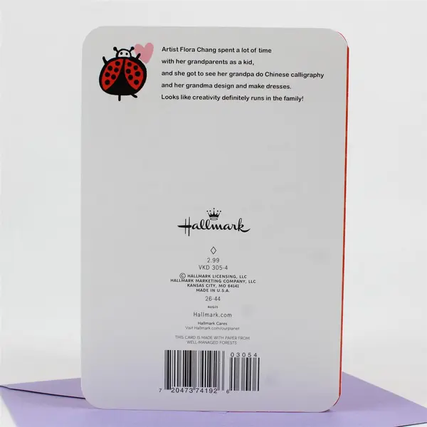 Hallmark Cute Sparkly Valentine's Day Card for Grandson UNUSED