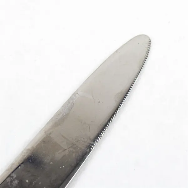 Lot of 2 Retroneu Dinner Knife and Place Spoon Lauren Gold Pattern Stainless