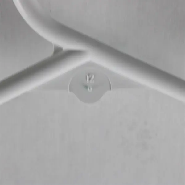 Lot of 10 White and Off-White Clothes Hangers FLAWED