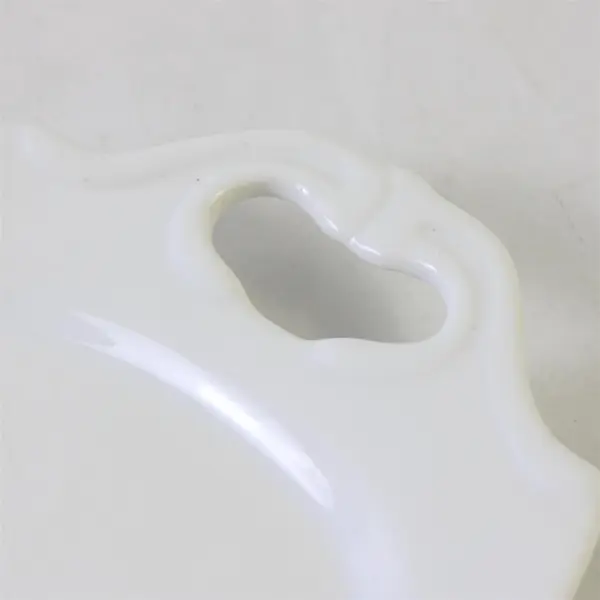 Freddie's Set of 4 White Ceramic Rectangular Serving Platters w/ Handles
