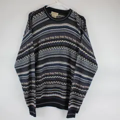 St. John's Bay Vintage Men's L Multicolor Striped Knit Pullover