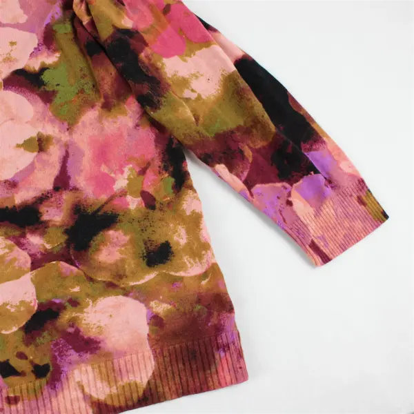 BEAUTIFUL by Lawrence Zarian Women's Floral Printed Sweater Size 2X