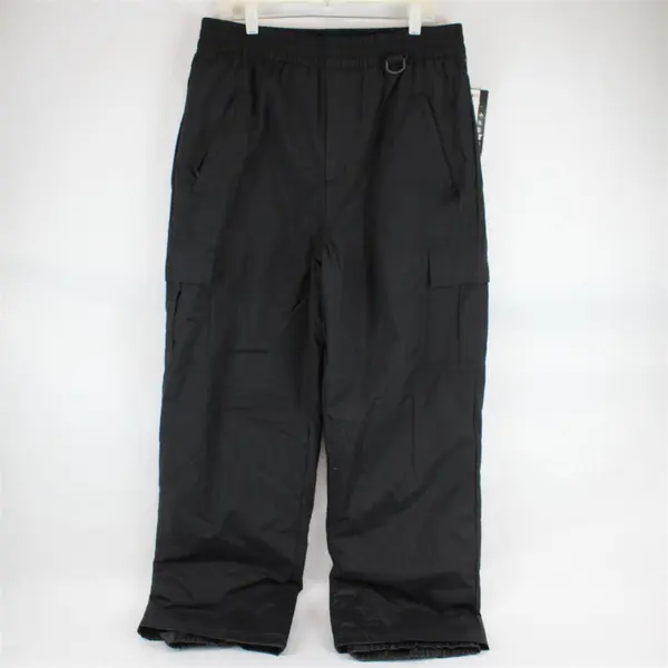 Sport Essentials Men's L Black Cargo Snow Pants