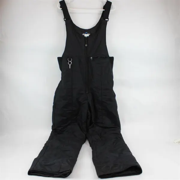 Rawik Men's M Black Insulated Snow Bib Ski Adjustable Straps Pants 