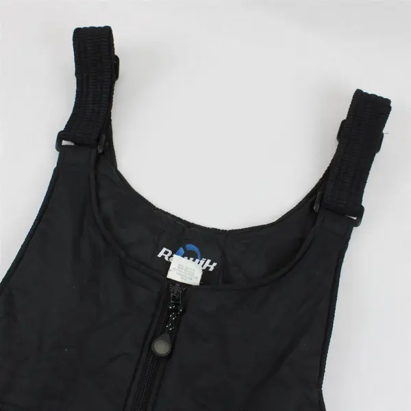 Rawik Men's M Black Insulated Snow Bib Ski Adjustable Straps Pants 
