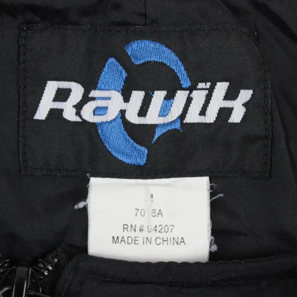 Rawik Men's M Black Insulated Snow Bib Ski Adjustable Straps Pants 