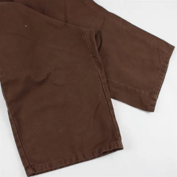 Venezia Woman 18W Brown Cotton Cropped Utility Carpenter Pants