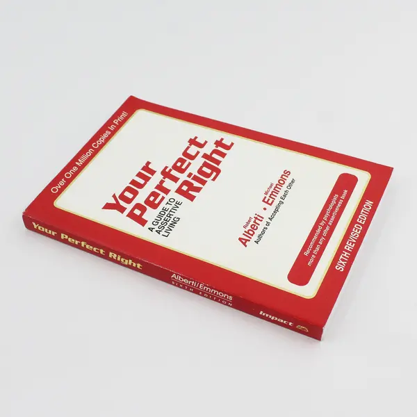 Your Perfect Right Alberti Emmons 6th Edition 1990 1993 Sixth Printing