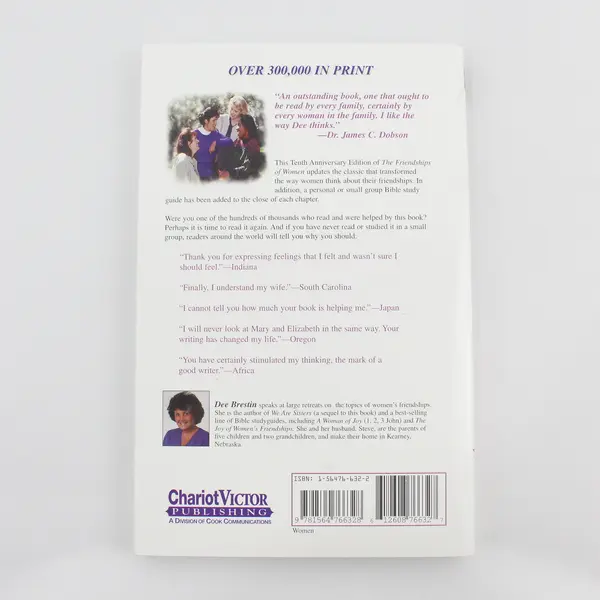 The Friendships of Women Dee Brestin Tenth Anniversary Edition Paperback