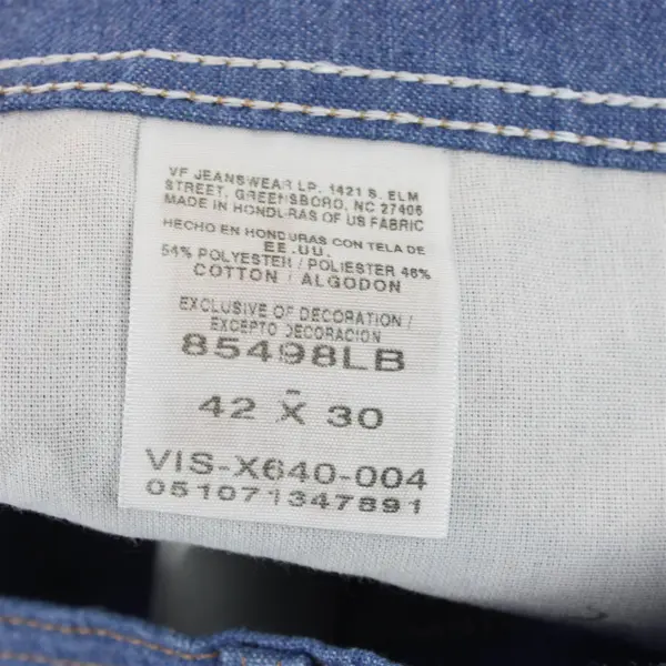 Wrangler Five Star Premium Regular Flex Fit Jeans Men's 42x30 Medium Wash