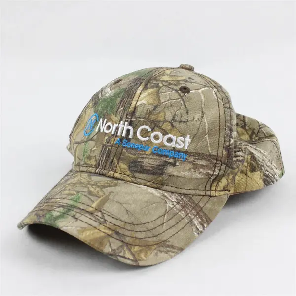 Paramount Apparel Camo Adjustable Cap North Coast (A Sonepar Company) Logo