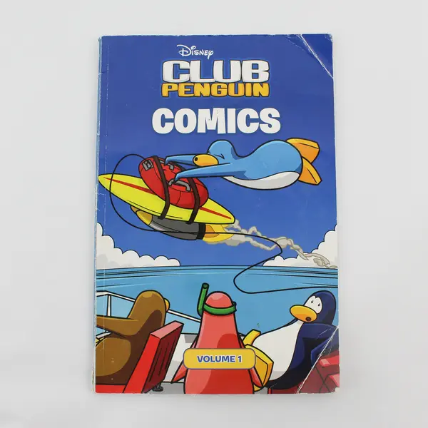 Lot of 2 Disney Club Penguin Vol 1 Shadow Guy and Gamma Gal: Heroes Unite