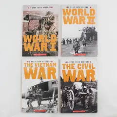 Lot of 4 A Step Into History Scholastic Books By Steven Otfinoski