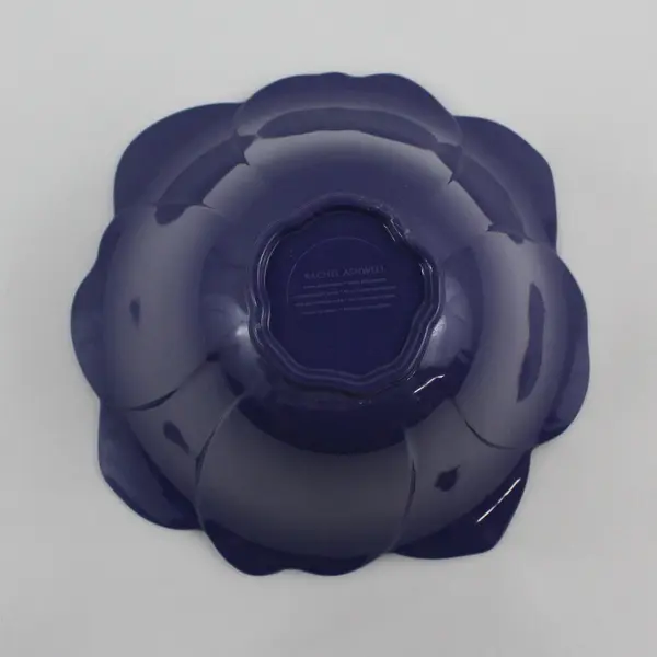 Rachel Ashwell Blue Hydrangea Floral Pattern Melamine Bowl 7.5" Diameter