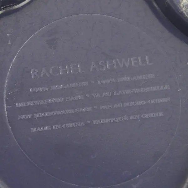 Rachel Ashwell Blue Hydrangea Floral Pattern Melamine Bowl 7.5" Diameter