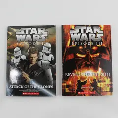 Lot of 2 Star Wars Scholastic Books Ep II Clones & III Sith Patricia C. Wrede