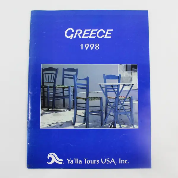 Lot of 3 Vintage 1998 Greece & Eastern Mediterranean Travel Brochures Mixed