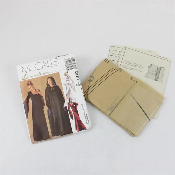 McCall's 2810 Misses/Miss Petite Lined Gown & Cape C 10-14 Uncut