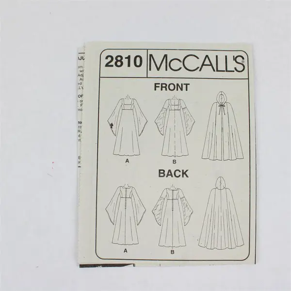 McCall's 2810 Misses/Miss Petite Lined Gown & Cape C 10-14 Uncut
