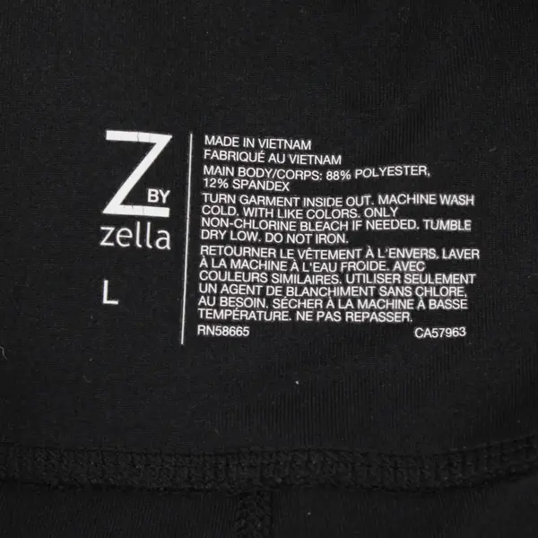 Z by Zella Black Women's Active Capri Leggings Size L