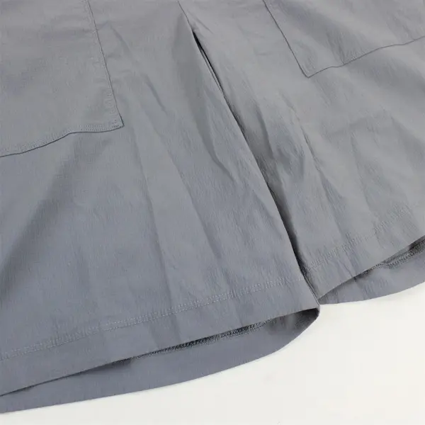 Athleta Womens Size 10 Gray Athletic Shorts Zip Pockets Elastic Waist