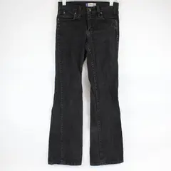 Wrangler Q-Baby Black Bootcut Jeans Girls Size 12 Regular Cowgirl Cut 