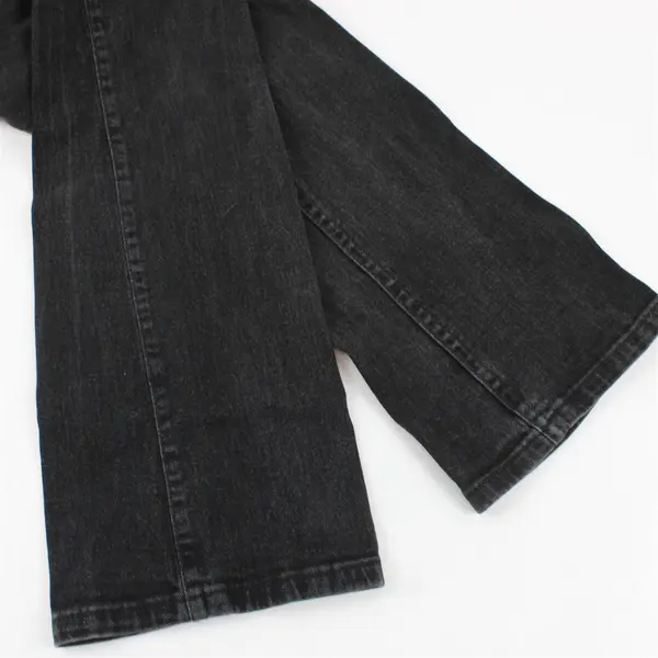 Wrangler Q-Baby Black Bootcut Jeans Girls Size 12 Regular Cowgirl Cut 