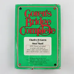 VTG Goren's Bridge Complete Charles H Goren With Omar Sharif 1980 HC DJ Revised