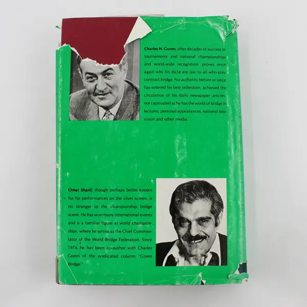 VTG Goren's Bridge Complete Charles H Goren With Omar Sharif 1980 HC DJ Revised
