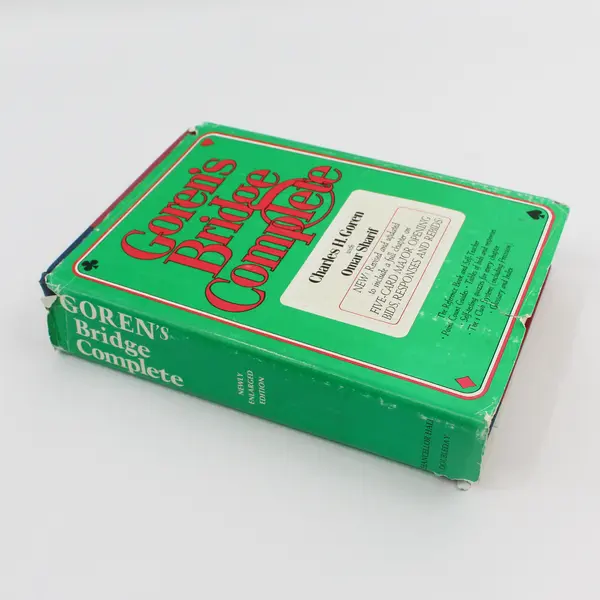 VTG Goren's Bridge Complete Charles H Goren With Omar Sharif 1980 HC DJ Revised