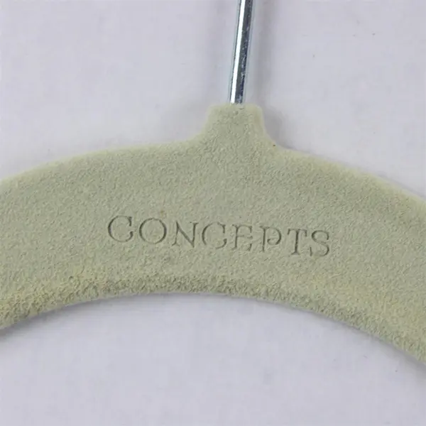 CONCEPTS Lot of 10 Beige Velvet Clothes Hangers Shirts Pants