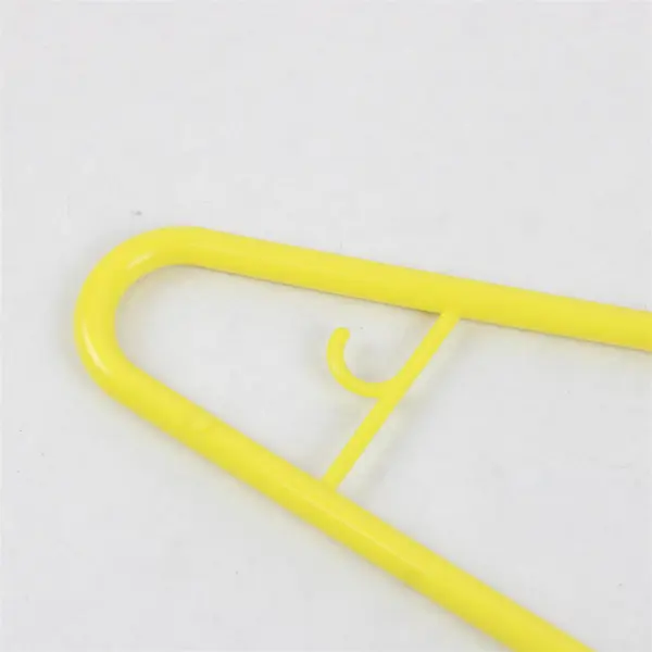 Lot of 10 Varied Yellow/Green Plastic Clothes Hangers Closet Organization