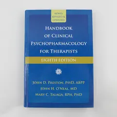 Handbook of Clinical Psychopharmacology for Therapists 8th Ed 2017 Hardcover 