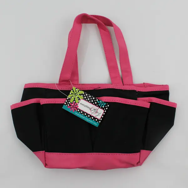 EVM-7323 Everything Mary Pink and Black Mini Sewing Tote Bag
