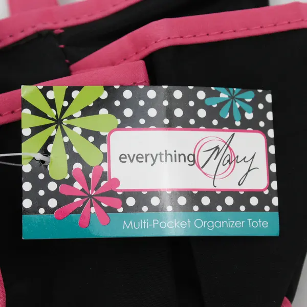 EVM-7323 Everything Mary Pink and Black Mini Sewing Tote Bag