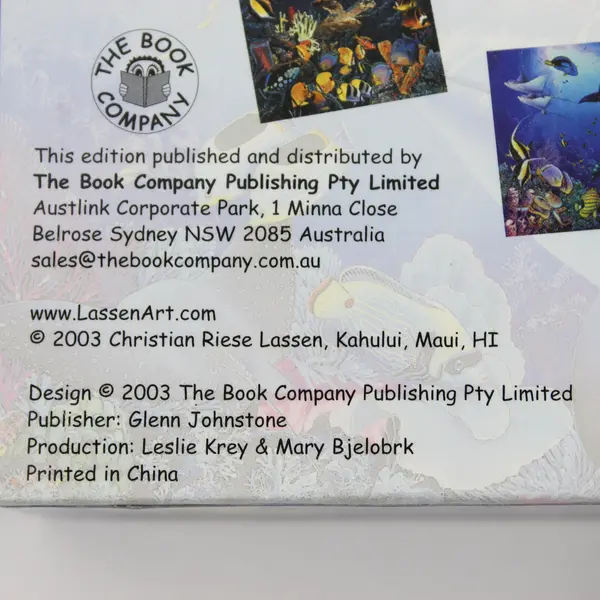 Set of 19 Book Company Harmony Christian Riese Lassen Ocean Animal Notecards