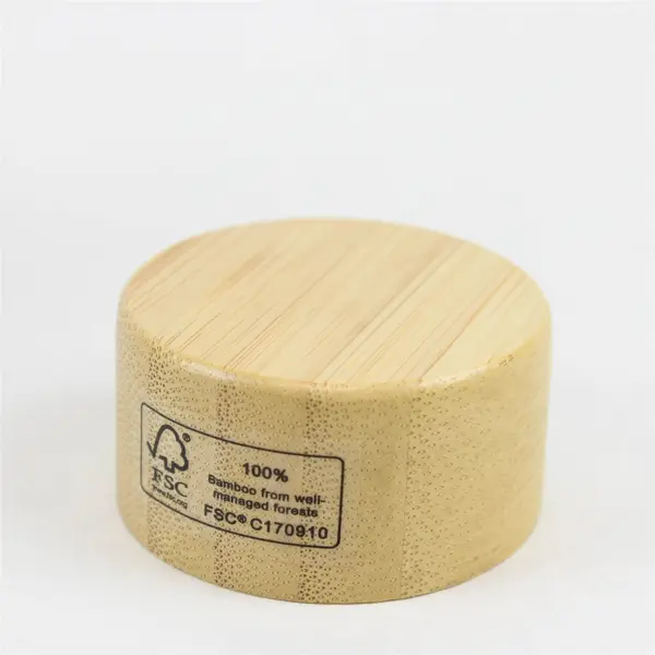 BPA Free Plastic Water Bottle With Wooden Twist Cap