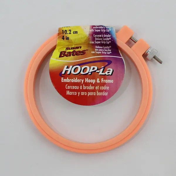 Lot of 3 Susan Bates Plastic Embroidery Hoops 4 in & 5 in Used