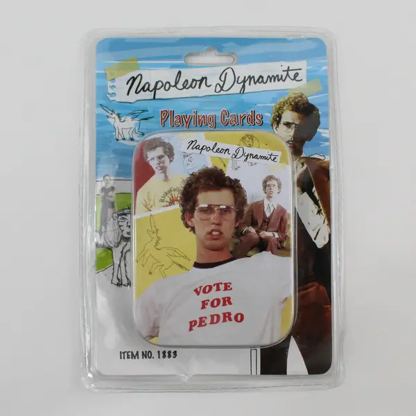 NIP Rix Napoleon Dynamite Collectible Playing Card Deck & Tin Box