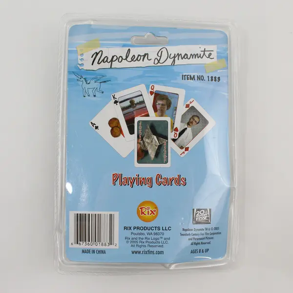 NIP Rix Napoleon Dynamite Collectible Playing Card Deck & Tin Box