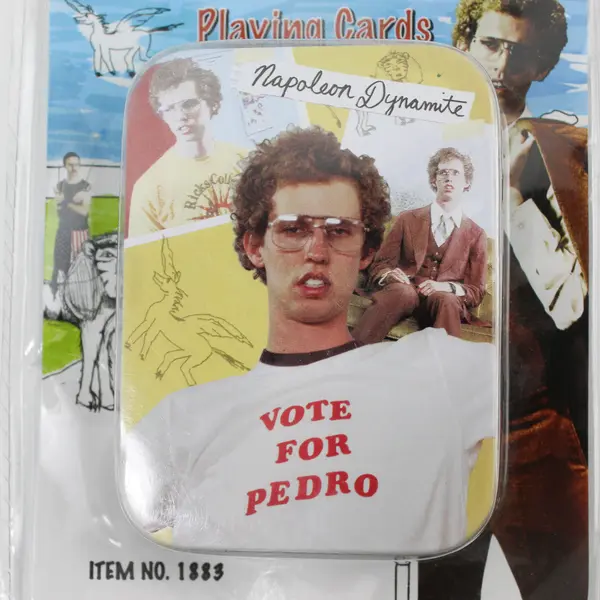 NIP Rix Napoleon Dynamite Collectible Playing Card Deck & Tin Box
