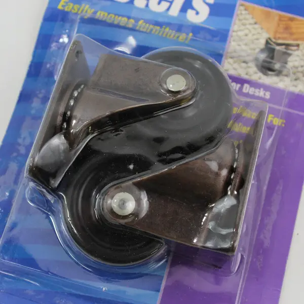 Waxman Soft Touch Heavy Duty Casters for Desks 1-5/8"