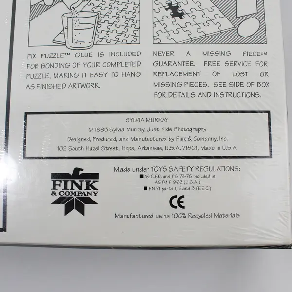 VTG 1995 Fink & Co Sylvia Murray Sweetheart Collection 1000 Pc Panorama Puzzle
